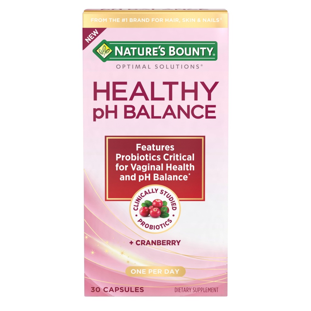 Nature's Bounty Probiyotiks for Women, Vaginal Probiyotiks for Health Balance, 2 Milyar CFU, Klinik olarak Studied Strains, Optimal Çözümleri pH Denge Pills, 30 Vegetarian Capsules