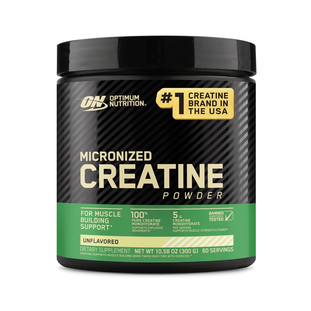 Optimum Beslenme Mikronized Kretine Monohidrat Toz, Unflavored, 60 Hizmet, 300 Grams (Pazar Mayıs Vary)