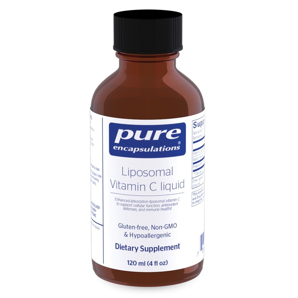 Pure Encapsulations Liposomal Vitamin C | Hücresel Fonksiyonlar, Antioksi Savunmalar ve Immune Health* | 4 fl. oz.
