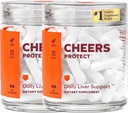 Cheers Koruma | Daily Liver Supplement for Drinkers with L-Cysteine + DHM | Glutathione Levels | 60 Dos | Cysteine, Dihidrmyricetin, Milk Thistle, Prickly Pear, B-Vitamins, Ginger