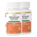 Women Menopause Probiyotiks Relief,Vitamin D3 & B6, Supports Hot Flashes, Gece Ters, Bloating & Gut Health with Black Cohosh, Collagen | 180 Veggie Caps