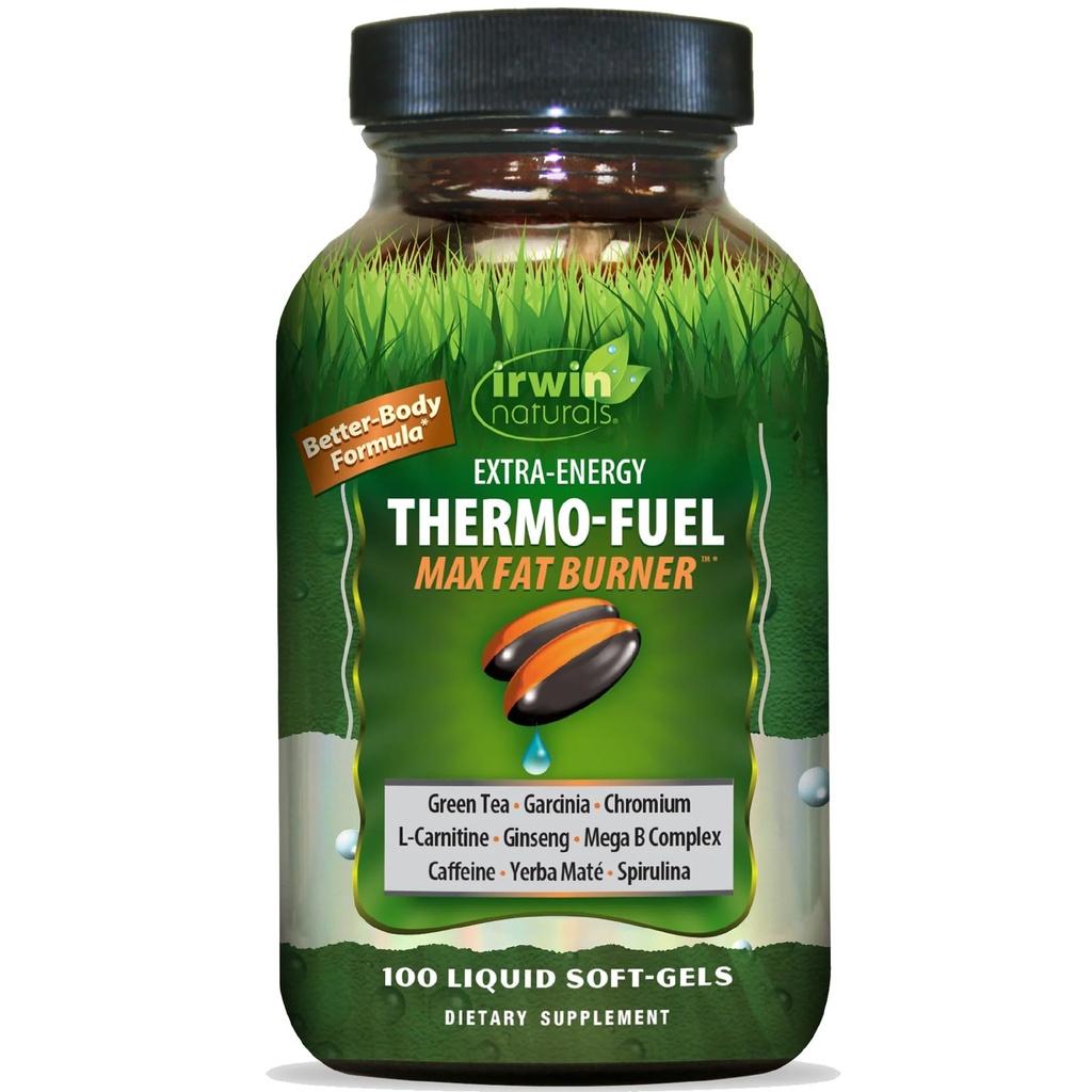 Irwin Naturals Ekstra-Energy Thermo-Fuel Max Fat Burner 100 Softgel