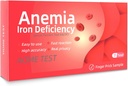 Iron Deficiency Çocuklar ve Yetişkinler için Test Kiti, Hızlı Ev Testi