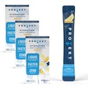 PROTEKT Electrolyte Packets for Recovery & Hydration | Organik & Sugar-Free Electrolytes Drinks | Works Faster Than Toz Drink | On-Go Liquidtion Drink | Lemonade, 30 Pack