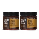 Her Adam Jack Beard Butter- Subtle Sandalwood Fragrance - Hydrates and Styles Kuru, Unruly Beards while Relieving Itch - Doğal olarak Shea Butter ve Coconut Oil ile Türlendi - 4-ounce (2 Pack)