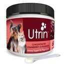 NUSENTIA UTRIN - Cats & Dogs için Urinary Support - Dual-Action Cranberry & D-Mannose - Natural Bladder Health, Incontinence ve Recurring UTI, 60 Hizmetler