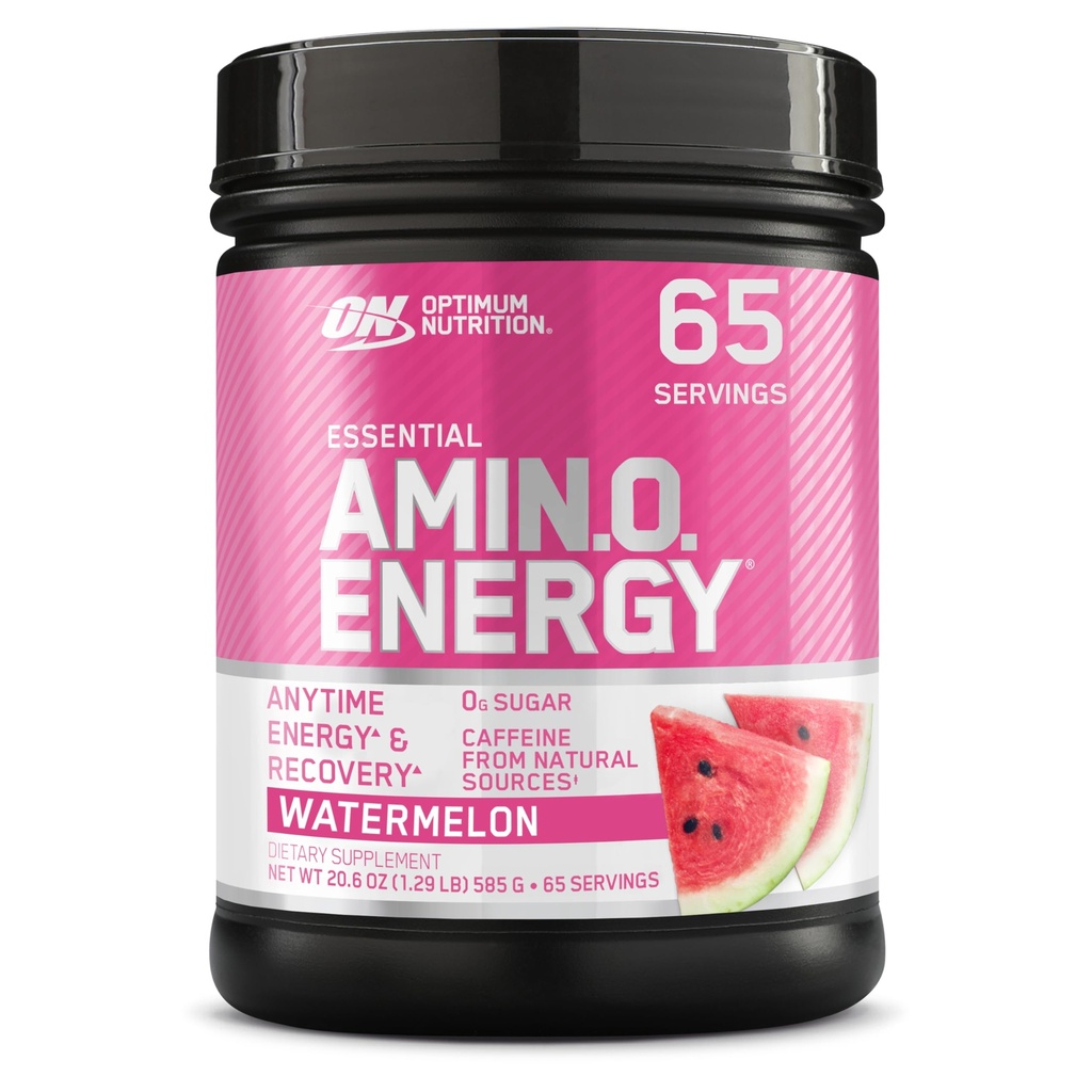Optimum Beslenme Enerji - Yeşil Çay ile Çalışmak, BCAA, Amino Asits, Keto Friendly, Green Coffee Extract, Energy Toz - Watermelon, 65 Hizmet (Pazar Mayıs Vary)