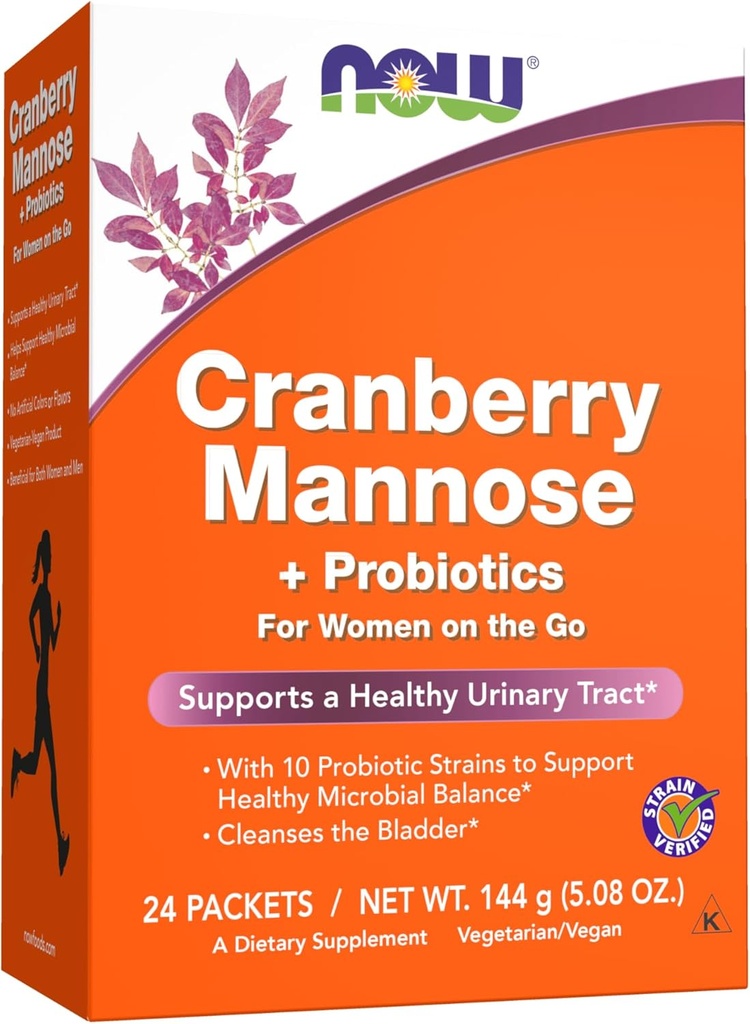 Şimdi Tamamlar, Cranberry Mannose + Probiyotik Bakteril Strains, 24/Box