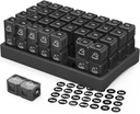 ZIKEE 30 Günlük Pill Organizer Aylık, Portatif Bir Ay Pill Box Vakaları, Vitaminler, Balık Yağı, Tamamlar ve İlaçlar için Günde 32 Kez Bir Günle Karşılaştırmalı
