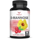 VALI D-Mannose 1000 mg Urinary Tract Health Formula. Organik Cranberry Meyve Toz ve Hibiscus. Sağlıklı Bladder, Natural Cleanse, Fast Detox Flush, Herbal UT Function Support Pills. 60 Veggie Capsules