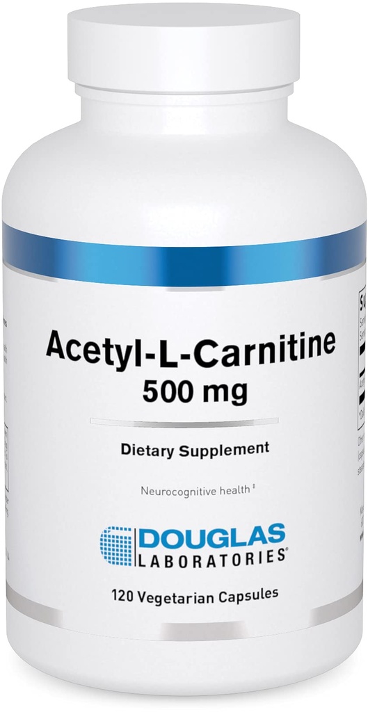 Douglas Laboratories Acetyl L-Carnitine 500 mg | Supports Brain and Nerve Function During the Normal Aging Process* | 120 Capsules