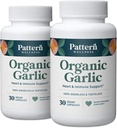 Desen Wellness Odorless Organic Garlic – 1000 mg – Immune, Circulatory & Heart Health Support – Non-GMO & Gluten Free – 60 Vegan Capsules