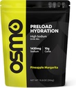 Osmo Preload Hydration Pre Workout Toz Pouch - Yüksek sodyum Bikarbonat, Magnezyum, Pyum, Carbs & Vitamins, Cane Sugar, Beat Cramps & Dehidr - Pineapple Margarita (Pouch)
