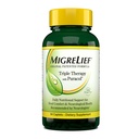 MigreLief Original Triple Therapy with Puracol - Migraine Sufferers için Beslenme Desteği - 60 Caplets/1 ay Supply
