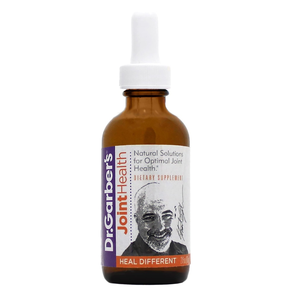 Dr. Garber's Natural Solutions Joint Health Oral Drops - Sağlıklı Ortak Destek ve Fonksiyonlar için Gemmoterapi Sıvı Supplement ve Geliştirilmiş Hareketlilik ve Flexability - 60 ml