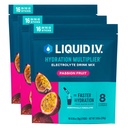 Sıvı I.V.® Hydration Multiplier - Tutku Meyvesi | Elektrolyte Toz İçecek Mix | 3 Pack (48 Hizmet)