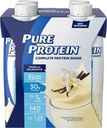 Saf protein Vanilla Protein Shake | 30g Tamam Protein | Immune Health | 11oz Şişeleri | 4 Pack