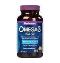 BlueBonnet Beslenme Omega-3 Beyin Doğal Wild Caught Triglyceride Form DHA 1000 mg EPA 210 mg, Yüksek Lisanslı Bilişsel Sağlık ve Sağlık Desteği Tamam, Gluten-Free Softgel, Sarı /Clear, Limon, 120 Kont