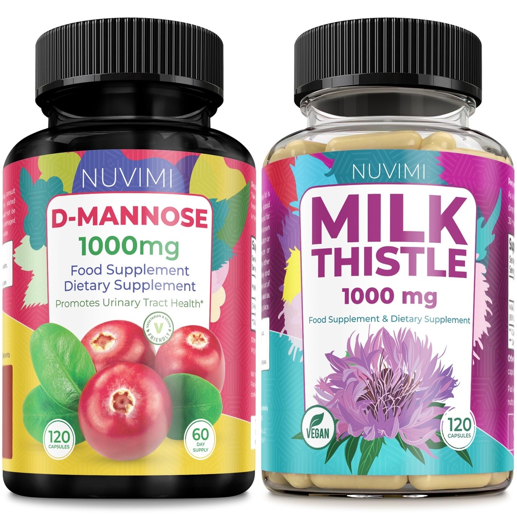 D Mannose 1000 mg & Milk Butle 1000 mg 120 Capsules Her Şey