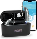 İşitme Aids (Not Amplifiers), Bluetooth İşitme Aids for Seniors Yetişkinler, Superior Sound Quality OTC Smart İşitme Aid with Gürültü Cancellation, Bluetooth Enabled & App Control, 4 Modes