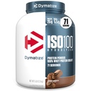 ISO100 Whey proteini Toz Isolate, Gourmet Chocolate, 25g of protein, 5 Pound, 5.5g BCAAs, 120 Cal., Gluten Free, 1g Fat, 1g Sugar, 2g Carb (71 hizmet)