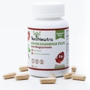 Iron Bisglycinate ile Ashwagandha - 300 mg & Bio kullanılabilir Demir 10 mg - 60 Capsules