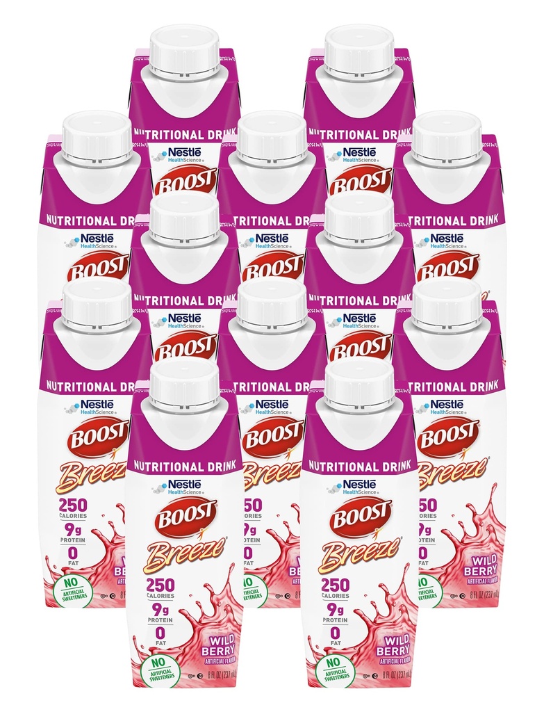 Boost Breeze Beslenme İçgörü, 8 Fl Oz (Paket 12)