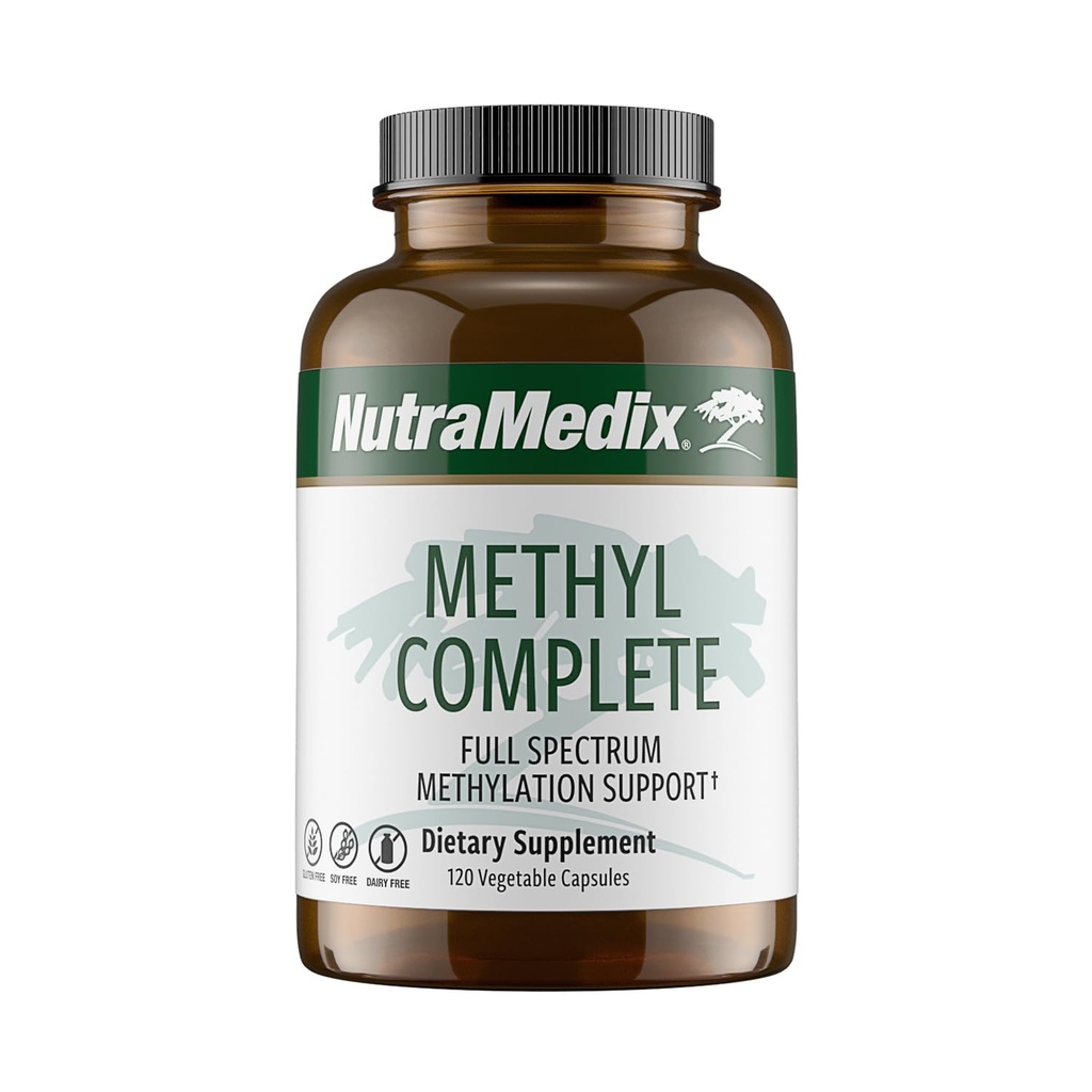 NutraMedix Torch Complete - Complete Meation & Energy Support Capsules - Vitamin B2, B6, B12 & Folate - Tinatine Monohidrat & Betaine Anhidrus (120 Count)