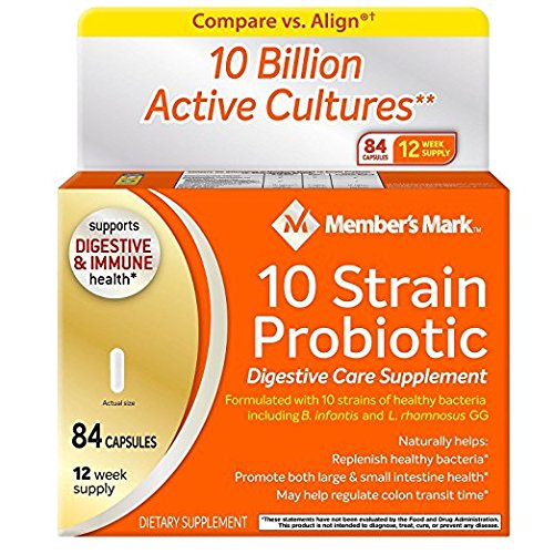 Üyeler Mark 10 Strain Probiyotik (84 Count) (2 Pack)