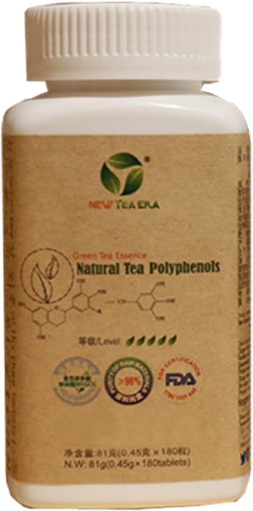 Yeşil Çay %98, Çay polifenols Tabletleri,Antioksi ve Immune Support,Single Şişe 180 Tabletler