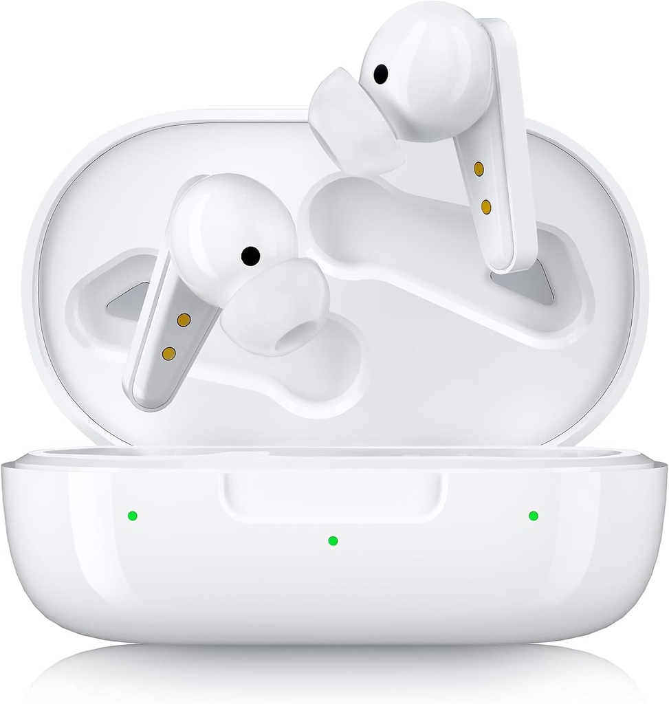 Kingwell OTC İşitme Aids Isıtma, Bluetooth İşitme Aids for Seniors with Smart App, Authentic Sound Quality, 32 DSP Channel Gürültü Cancellation, Mild to Severe İşitme kaybı için, White