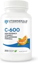 Bioflavanolar ile C-600® Antioksi Desteği 600 mg Vitamin C, Bioflavanoları ile - 200 Veggie CapsTM Vitamin C-600