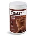 Quest Chocolate Milkshake protein Toz, 22g protein, 2g Net Carbs, 1g Sugar, Low Carb, Gluten Free, 1.6 Pound, 24 Hizmetler