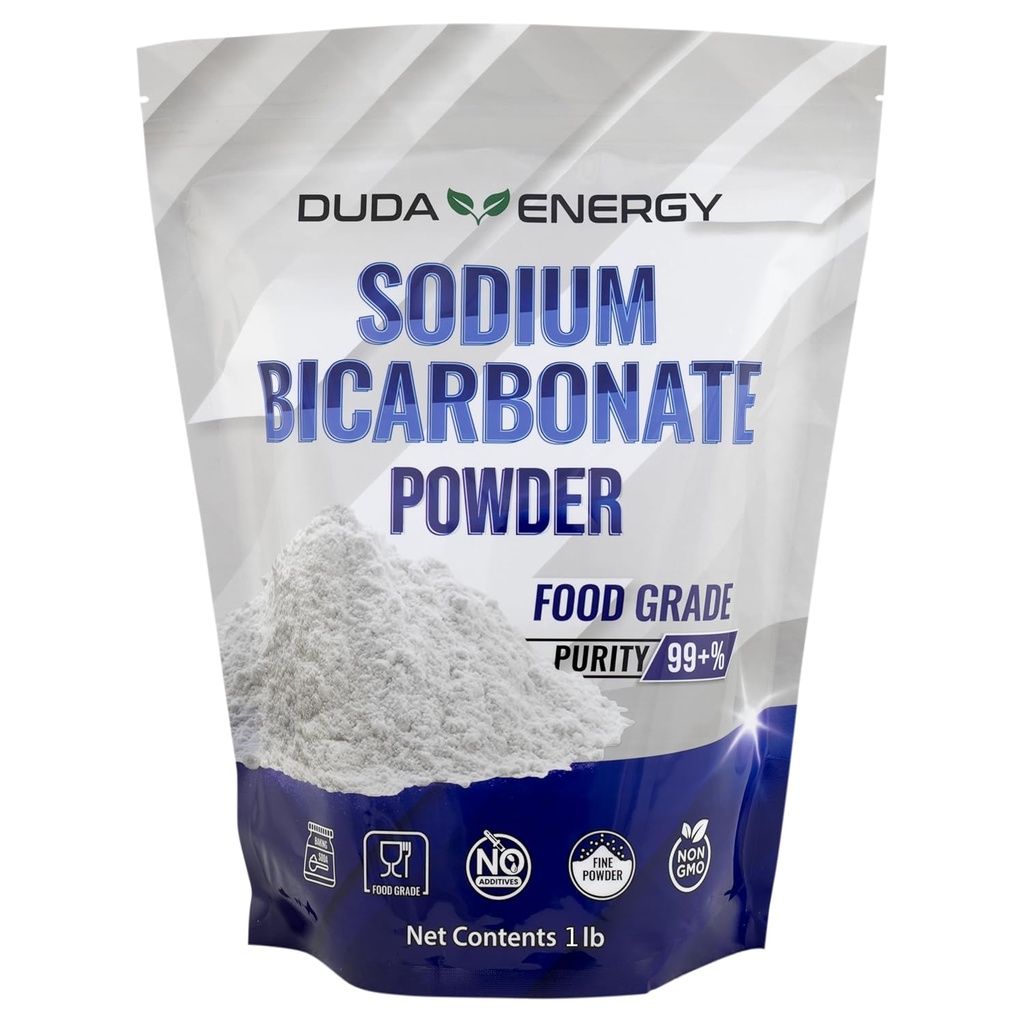 Duda Energy 1 lb Organik sodyum Bikarbonat Bakma Soda Güzel Toz