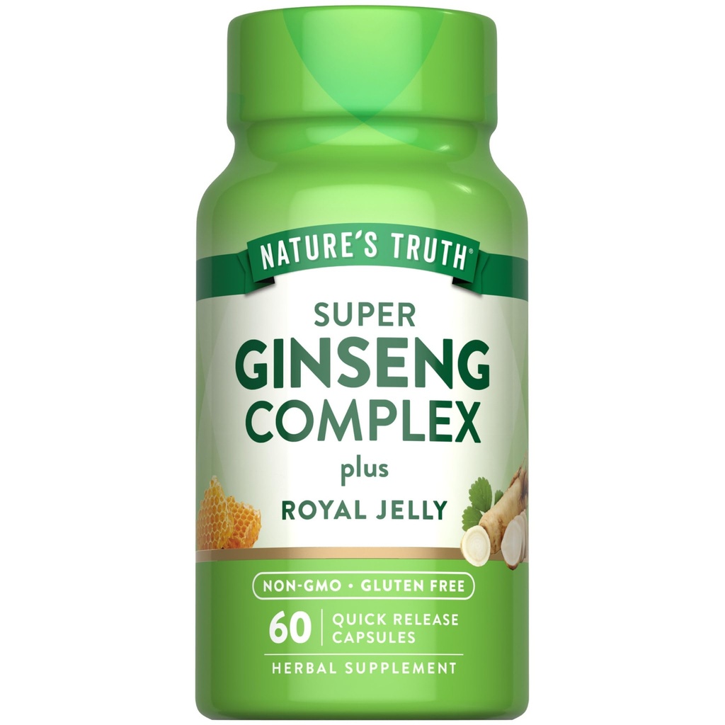 Doğanın Gerçek Süper SMA Kompleksi | 60 Capsules | Royal Jelly | Non-GMO & Gluten Free Supplement