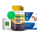 Melatonin 5Mg, 120 Gummies, Sleep Support (2 Pack) ile Sche Exclusive Better Ligth&Spring Guide