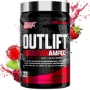OUTLIFT, Max Dosed YÜKSEK STIM Pre Workout Toz, 6G Citrulline, 3.2G Beta Alanine, Alpha GPC, CognatiQ, Extreme Energy, Massive Pumps, Strength, Electrolytes, Nootropics, Punch, 22 Hizmet