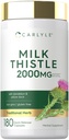 Carlyle Milk Thistle | 180 Capsules | with Dandelion & Yellow Dock | Non-GMO, Gluten Free