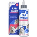 Cat & Dog Ear Clean Drops & Wash Solution - Yeast Otic Enfeksiyon Tedavisi ve Pet için Buchy Kulak Yardımı - Herhangi bir Evcil hayvanlar için Emekli ve Flush Remedy