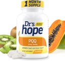 Dr's Hope Pyrroloquinoline Quinone Supplement 20 mg - Beyin, Kalp ve Ruh Performansı - Kas Fonksiyonları için Enerji Üretimi ve Longevity - Gluten Free - 30 Vegan Capsules - 1 Ay Supply