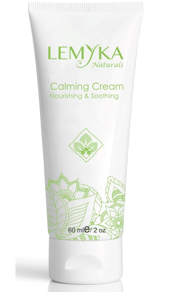 LEMYKA Natural Eczema Cream with Ceramids, Itch and Redness Relief for Atopik Dermatitis, Psoriasis, Hives, Organic Healing Ointment Long-t Moisturizer, Paraben-free, Fragrance-free, 2oz
