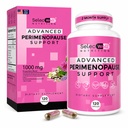 Perimenopause & Menopause Support Supplement for Women – Multi-Symptom Relief with Black Cohosh & Red Clover Isoflavones | Ashwagandha Adaptogen & Herbal Mix | Hormon Denge Desteği | 120 Capsules