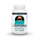 Kaynak Naturals L-Tryptophan, Mood, Relaxation ve Sleep*, 500 mg - 120 Capsules