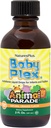 NaturesPlus Animal Parade Baby Plex, Natural Orange Flavor - 2 fl oz, 2 Paket - Bebekler ve Toddler için Sıvı Çokvitamin - Sugar Free, Gluten Free - 120 Toplam Hizmetler