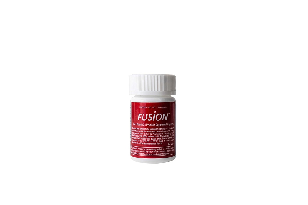 Fusion Iron Supplement - 65 mg Ferrous Fumarate - 65 mg Polysaccharide Demir Kompleksi Patentli Probiyotikler ve Vitamin C