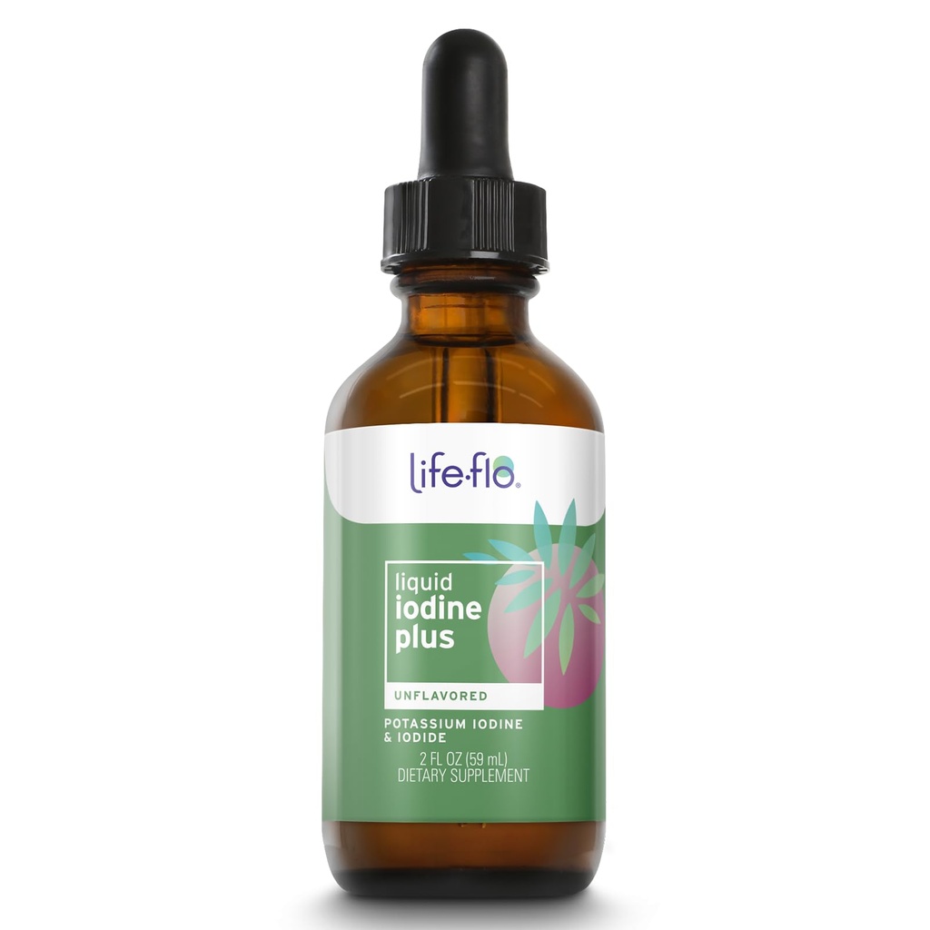 Life-flo Liquid Iodine Plus 150 mcg, Iodine Supplement for Yourroid Support, * Sağlıklı Enerji & Metabolism Formula* with Iodine & Pyumide, Unflavored Liquid Drops, Approx. 450 Hizmet, 2 fl oz