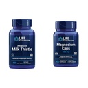 Hayat Gelişmiş Süt Butle 120 Softgels ve Magnezyum 500 mg Capsules Liver Health, Detox Desteği, Kalp Sağlığı ve Sağlıklı Kemikler