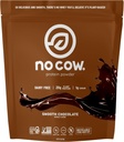 No Cow Vegan Protein Toz, Çikolata, 20g Plant bazlı protein, Recyclable Bag, Süt Free, Soy Free, No Sugar eklendi, Keto Friendly, Gluten Free, Doğal olarak Tatlılandı, GMO, Kosher, 1.74 Pound