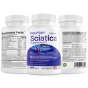 Gelişmiş Sciatik Nerve Support Relief: Alfa Lipoic Asit - 18 in 1 Scia Supplements - Vitamin B Kompleksi - ABD'de Made in ABD (120 Kont)