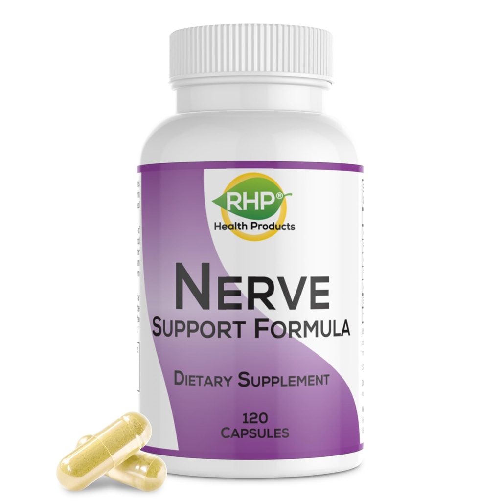 Neuropatinin Beslenme Desteği için Nerve Destek Formula. Nerve Aches, Pain & Discomfort'dan yardım edin. Folic Acid ile B-Complex. 120 Capsules
